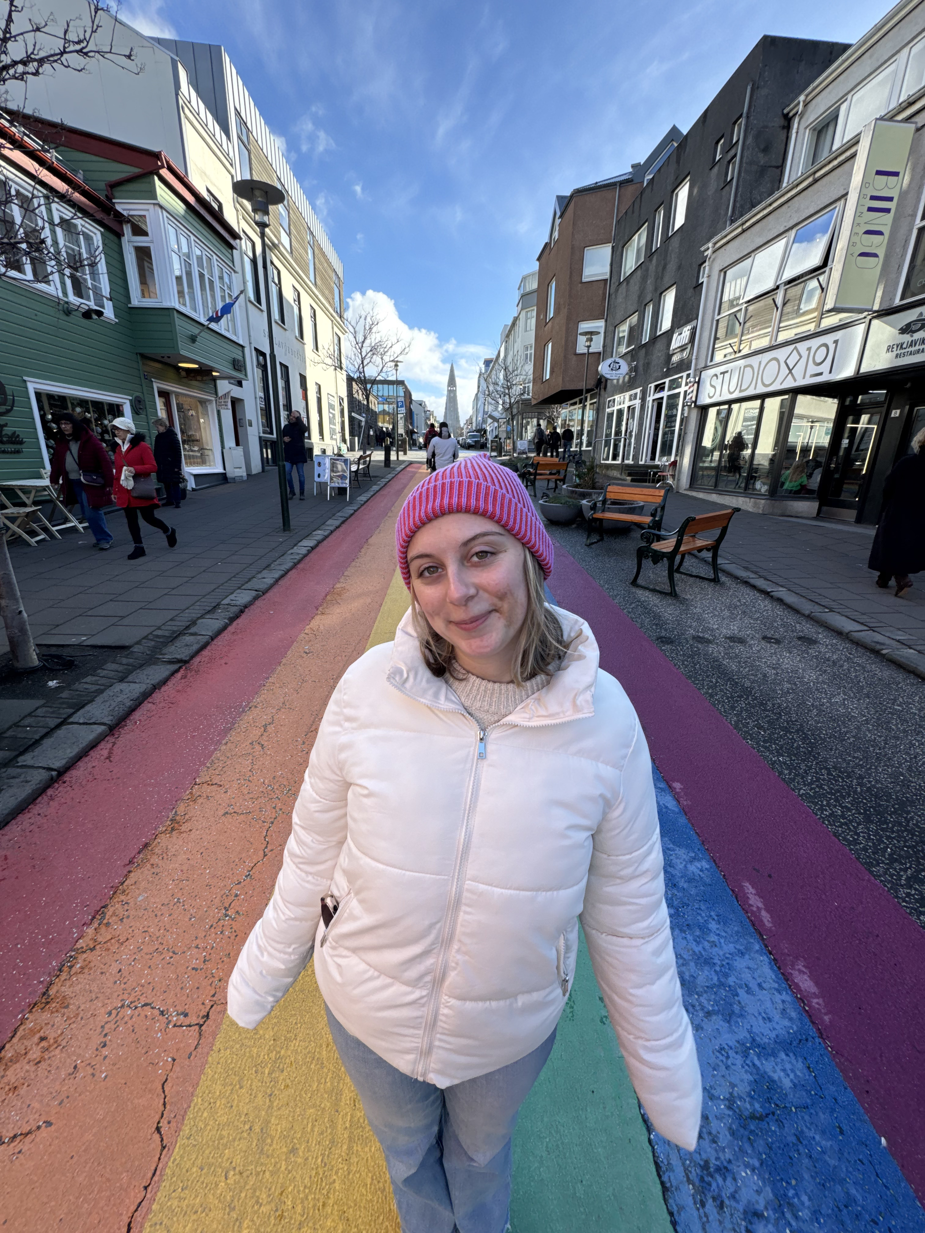 Lindsay in Iceland